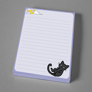 Moon Kitty Notepad